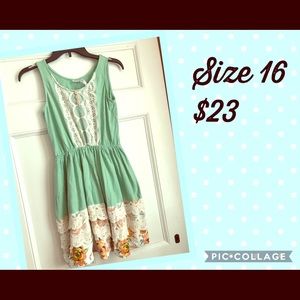 Matilda Jane Mint Dress Size 16